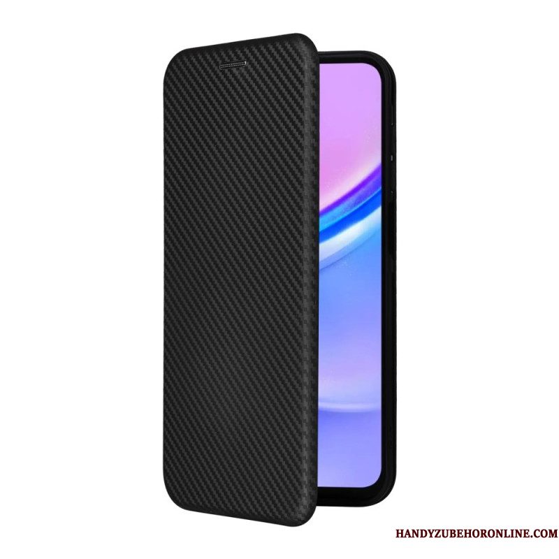 Folio-hoesje Samsung Galaxy A17 4g / 5g Koolstofvezel