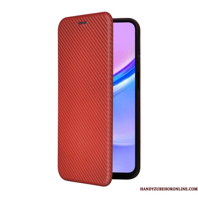 Folio-hoesje Samsung Galaxy A17 4g / 5g Koolstofvezel