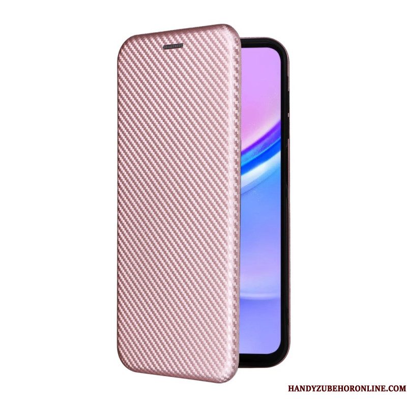 Folio-hoesje Samsung Galaxy A17 4g / 5g Koolstofvezel