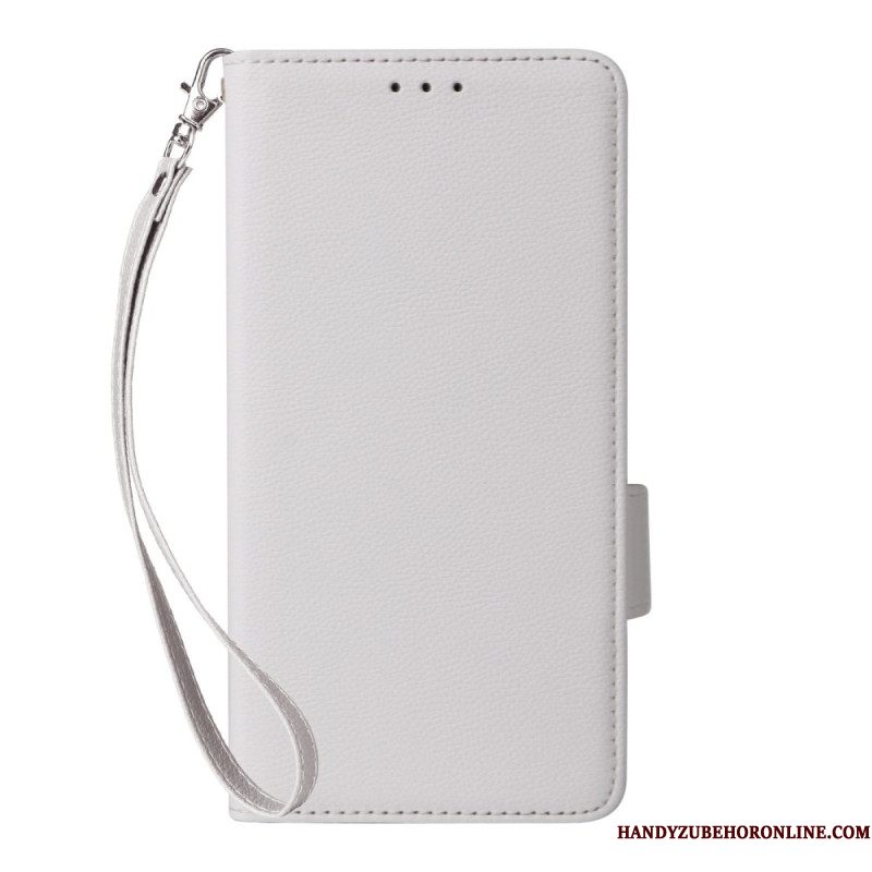 Folio-hoesje Samsung Galaxy A17 4g / 5g Kunstleer Met Bandje