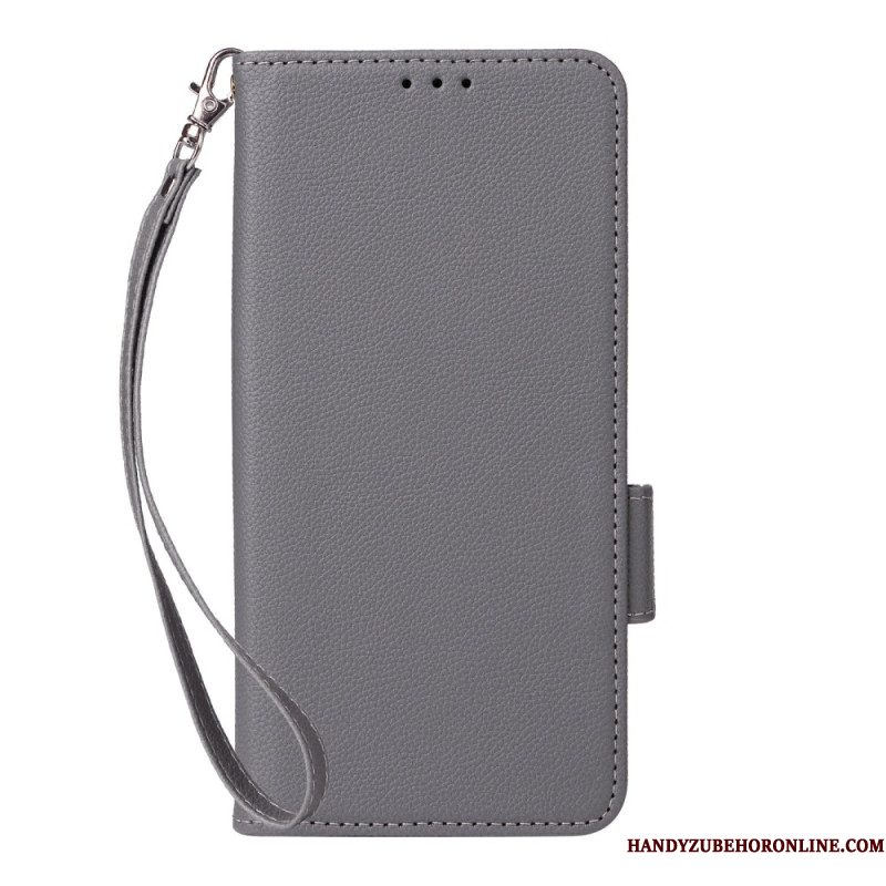Folio-hoesje Samsung Galaxy A17 4g / 5g Kunstleer Met Bandje