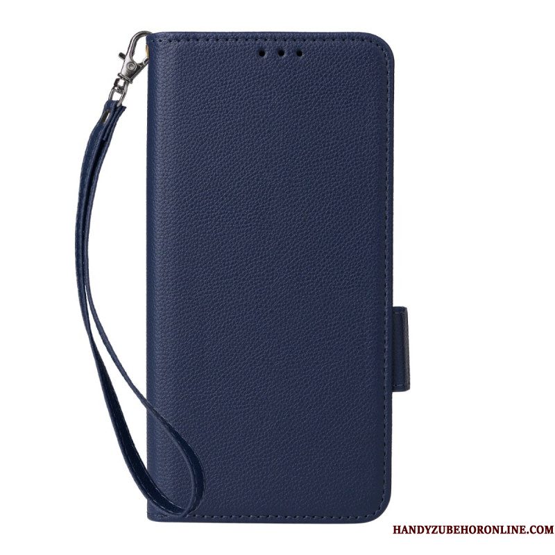 Folio-hoesje Samsung Galaxy A17 4g / 5g Kunstleer Met Bandje