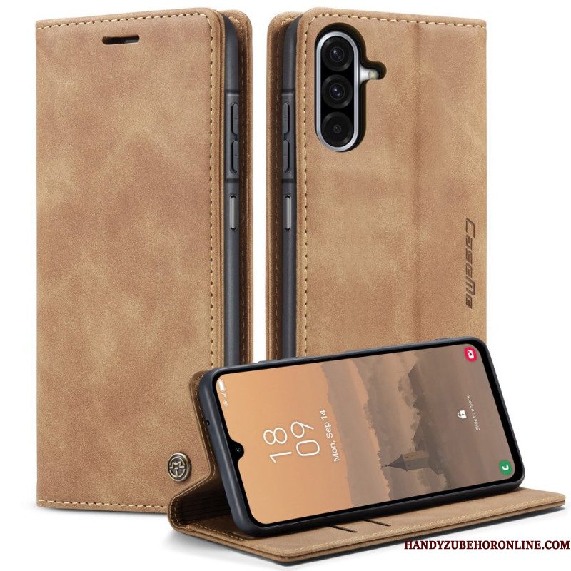 Folio-hoesje Samsung Galaxy A17 4g / 5g Suède-effect Caseme