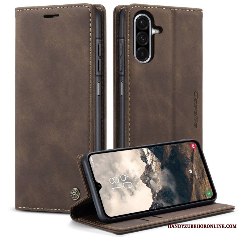 Folio-hoesje Samsung Galaxy A17 4g / 5g Suède-effect Caseme
