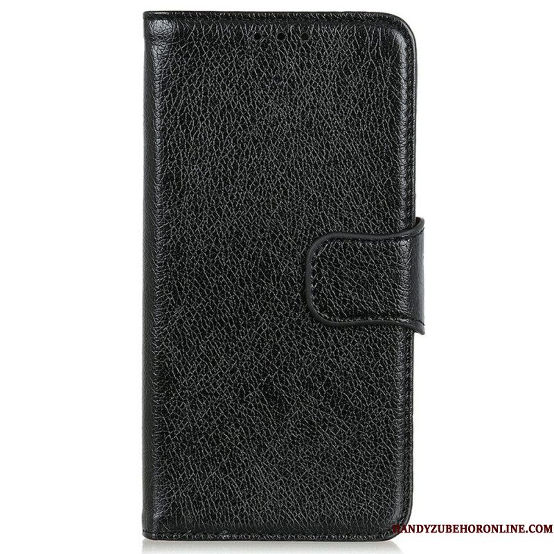 Folio-hoesje Samsung Galaxy A17 4g / 5g Telefoonhoesje Nappa Textuur