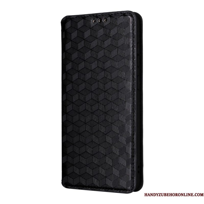 Folio-hoesje Samsung Galaxy S25 5g Edge 3d-kubussen Bescherming Hoesje