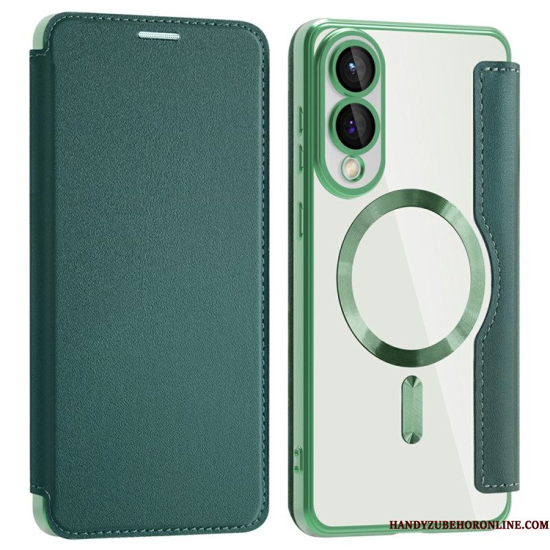 Folio-hoesje Samsung Galaxy S25 5g Edge Magsafe-compatibel Met Rfid-blokkering Bescherming Hoesje
