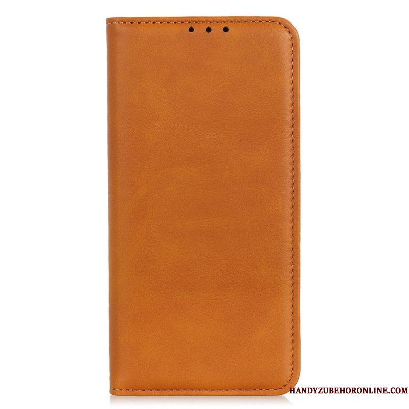 Folio-hoesje Samsung Galaxy S25 5g Edge Telefoonhoesje Leertextuur