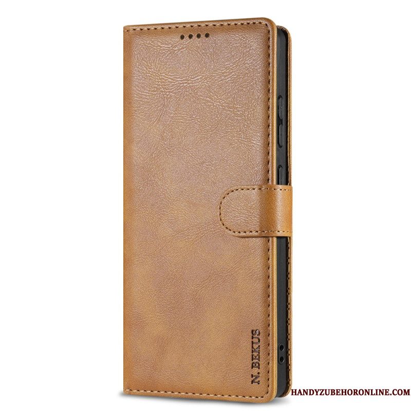 Folio-hoesje Samsung Galaxy S25 5g Edge Telefoonhoesje N.bekus Vintage Stijl