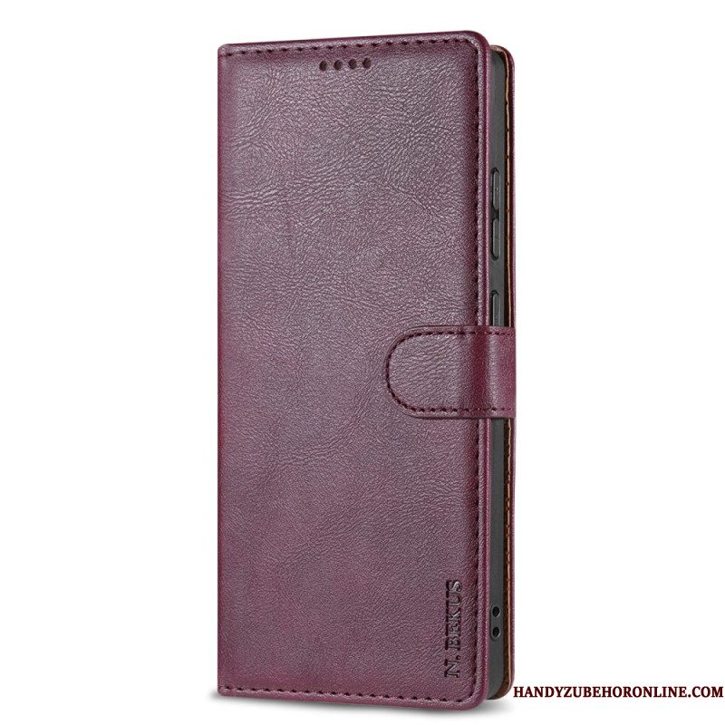 Folio-hoesje Samsung Galaxy S25 5g Edge Telefoonhoesje N.bekus Vintage Stijl