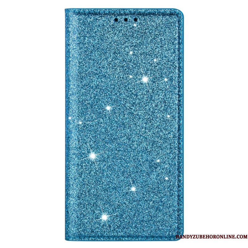 Folio-hoesje Samsung Galaxy S25 5g Edge Telefoonhoesje Pailletten