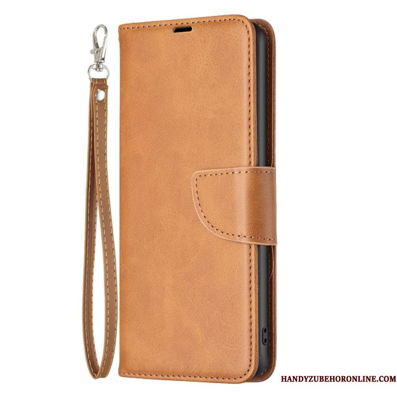 Folio-hoesje Samsung Galaxy S25 5g Edge Telefoonhoesje Schuine Sluiting