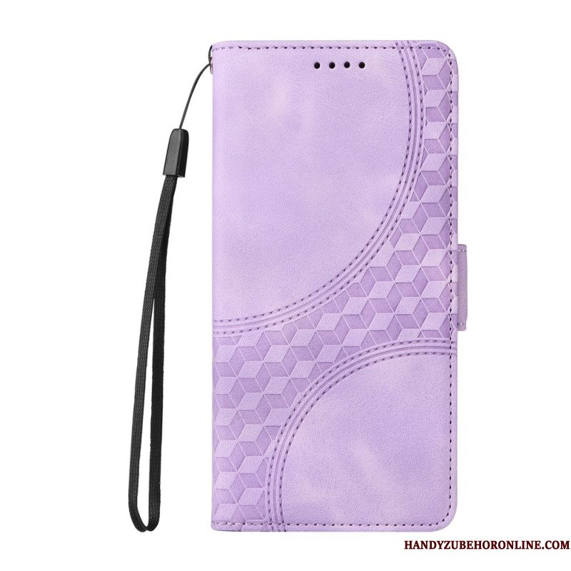 Folio-hoesje Samsung Galaxy S25 5g Telefoonhoesje Grafische Rand