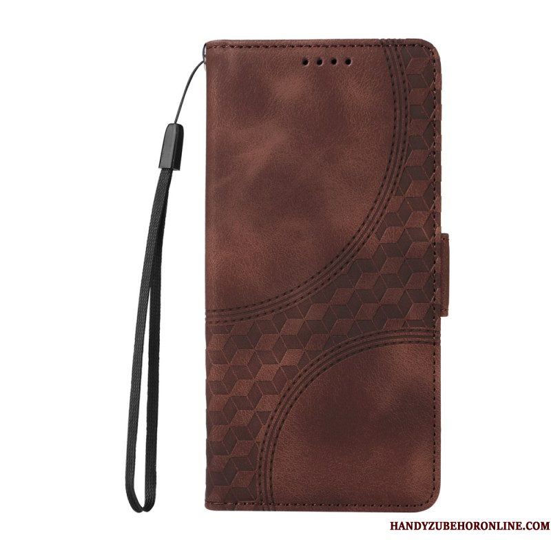Folio-hoesje Samsung Galaxy S25 5g Telefoonhoesje Grafische Rand