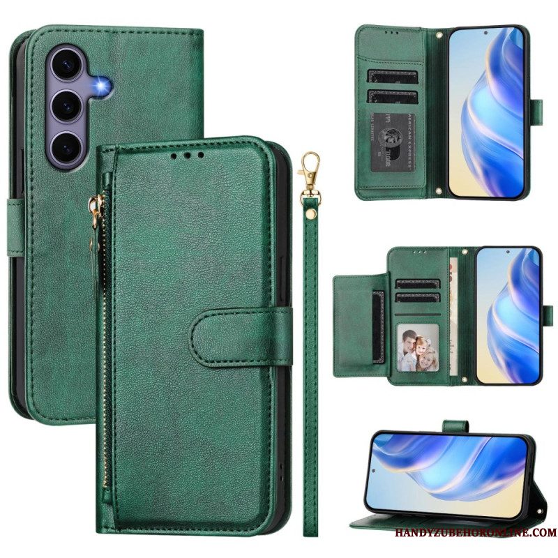 Folio-hoesje Samsung Galaxy S25 5g Telefoonhoesje Portemonnee