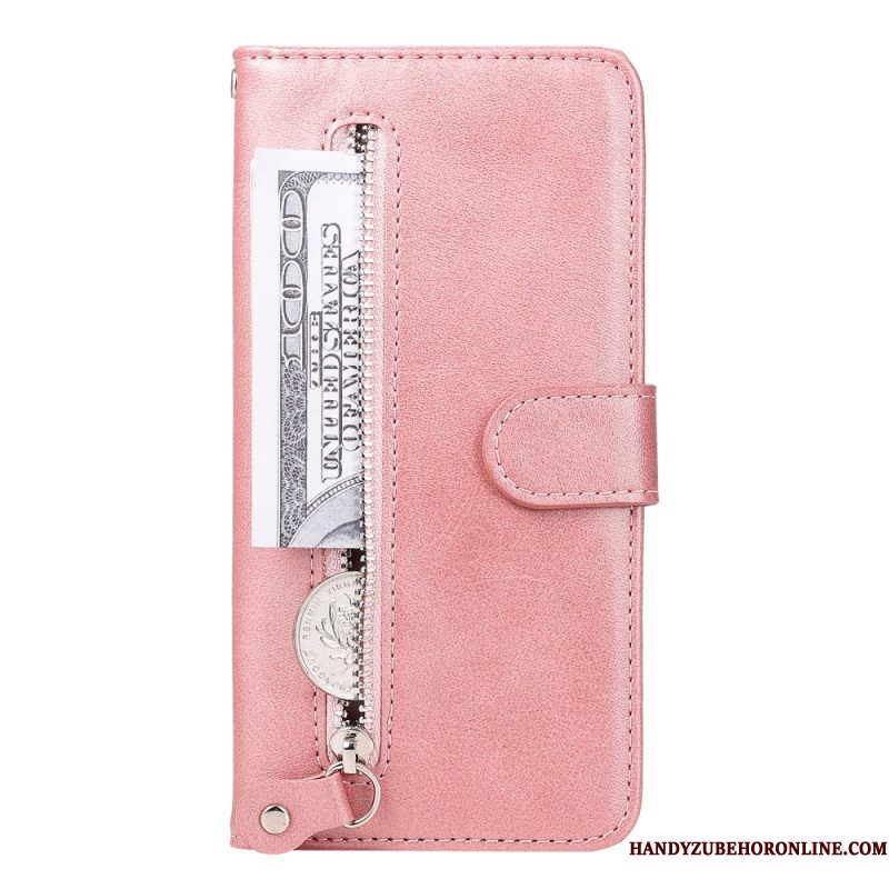 Folio-hoesje Samsung Galaxy S25 5g Telefoonhoesje Portemonnee Met Rits