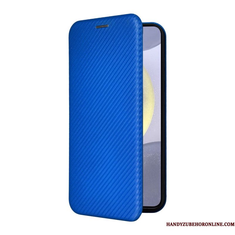 Folio-hoesje Samsung Galaxy S25 Fe Koolstofvezel