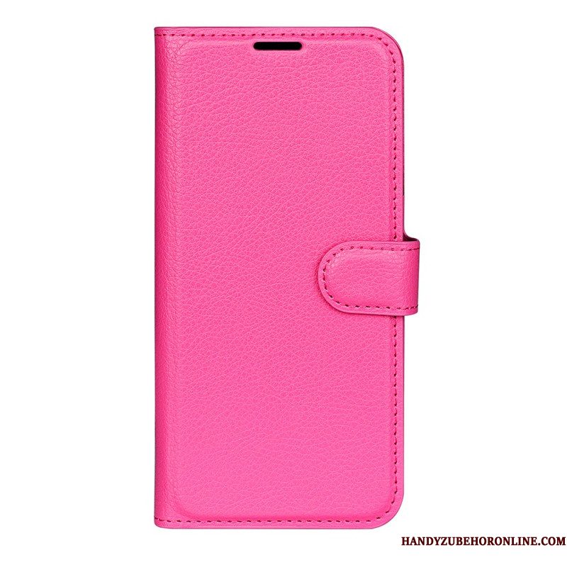 Folio-hoesje Samsung Galaxy S25 Fe Lychee Kunstleer