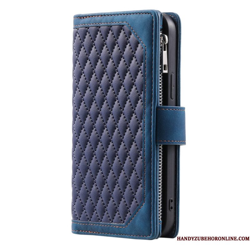Folio-hoesje Samsung Galaxy S25 Plus 5g Gewatteerde Portemonnee