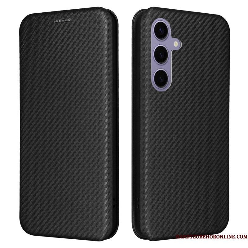 Folio-hoesje Samsung Galaxy S25 Plus 5g Koolstofvezel