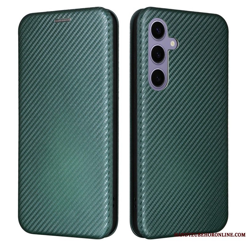 Folio-hoesje Samsung Galaxy S25 Plus 5g Koolstofvezel