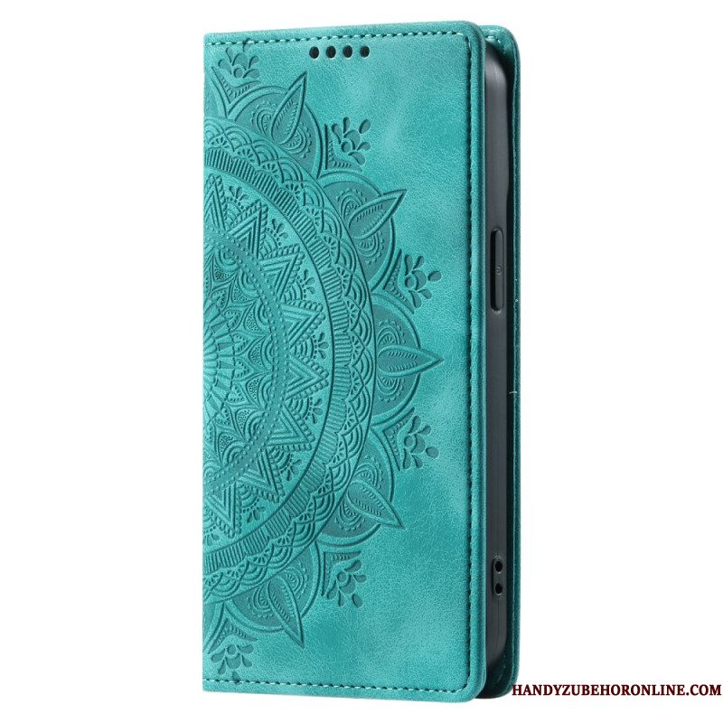 Folio-hoesje Samsung Galaxy S25 Plus 5g Mandala Suède-effect