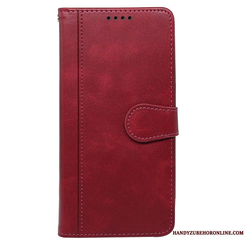 Folio-hoesje Samsung Galaxy S25 Plus 5g Telefoonhoesje Vintage Stijl