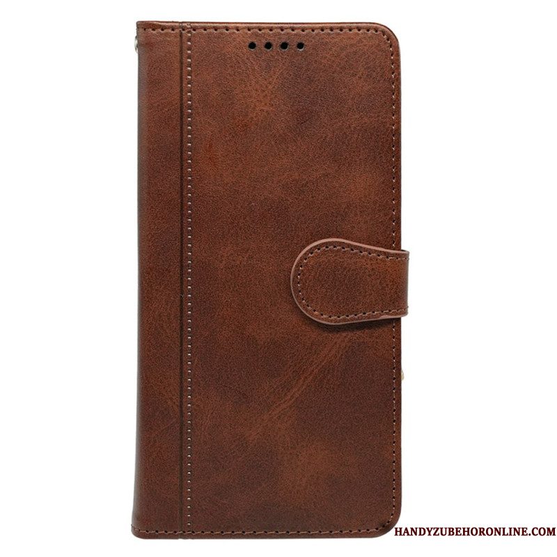 Folio-hoesje Samsung Galaxy S25 Plus 5g Telefoonhoesje Vintage Stijl