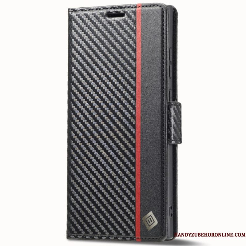 Folio-hoesje Samsung Galaxy S25 Ultra 5g Koolstofvezel Lc.imeeke