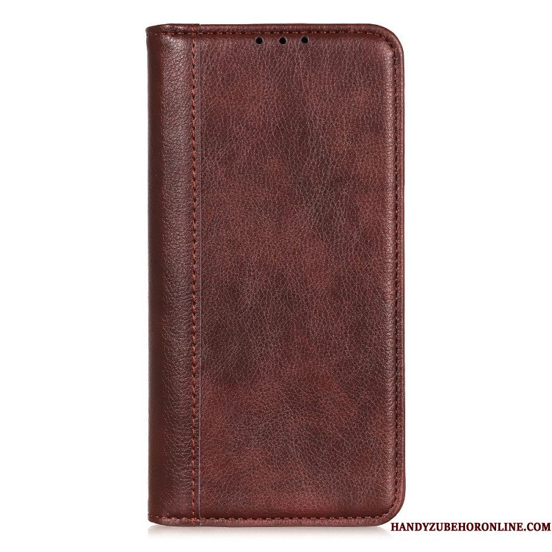 Folio-hoesje Samsung Galaxy S25 Ultra 5g Splitleer Lychee