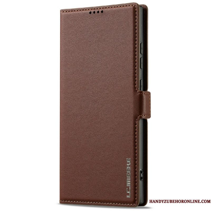 Folio-hoesje Samsung Galaxy S25 Ultra 5g Telefoonhoesje Klassieke Lc.imeeke