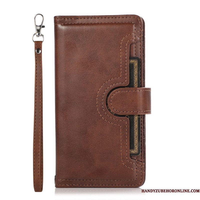 Folio-hoesje Samsung Galaxy S26 Magnetische Portemonnee En Koord
