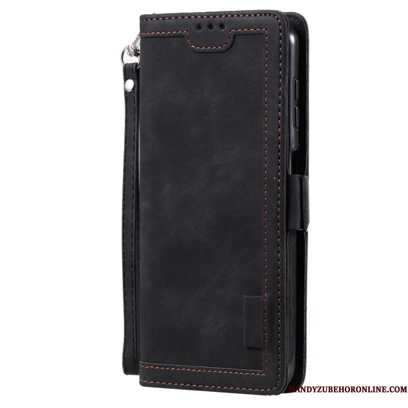 Folio-hoesje Samsung Galaxy S26 Plus Suède-effect Rfid-bescherming