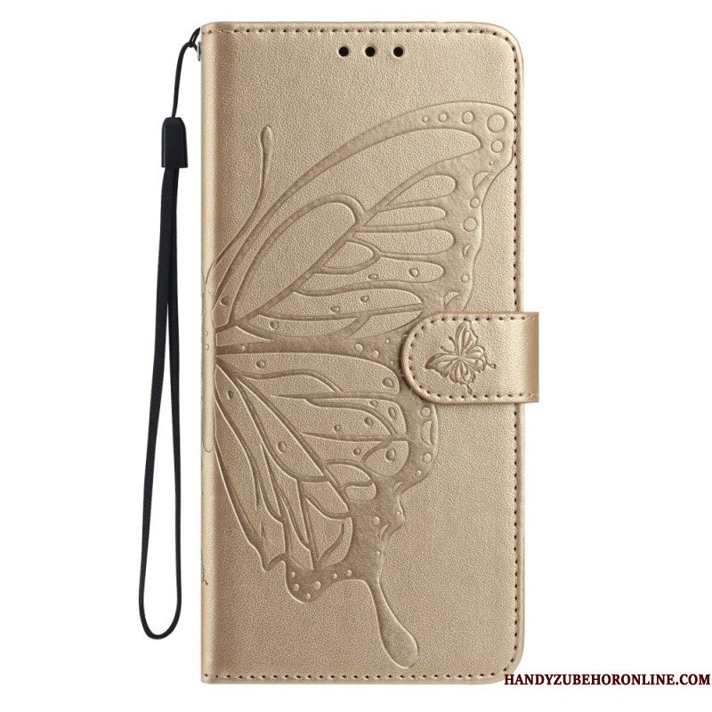 Folio-hoesje Samsung Galaxy S26 Plus Telefoonhoesje Barokke Vlinder