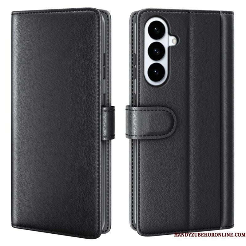 Folio-hoesje Samsung Galaxy S26 Plus Telefoonhoesje Echt Leer