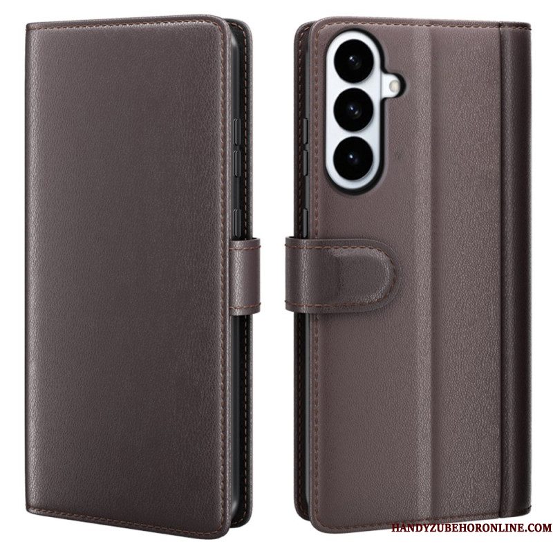 Folio-hoesje Samsung Galaxy S26 Plus Telefoonhoesje Echt Leer