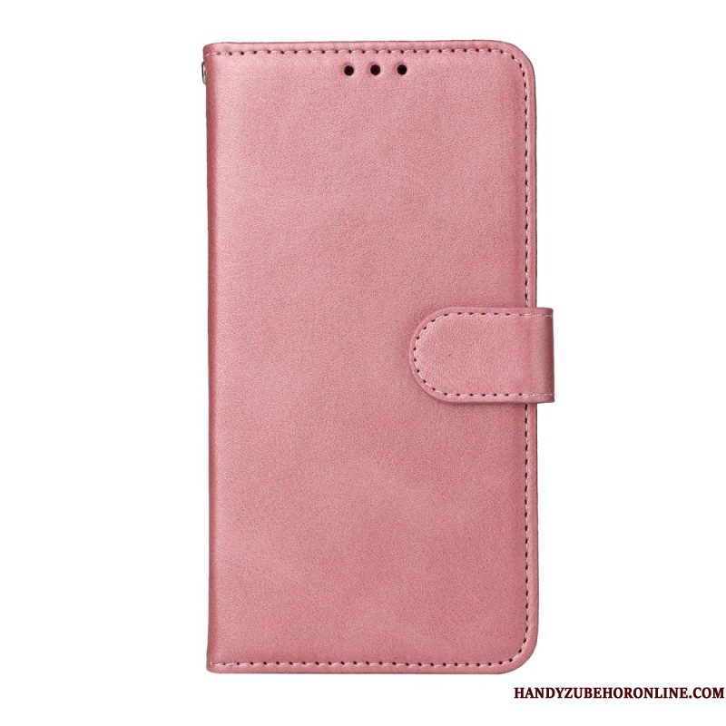 Folio-hoesje Samsung Galaxy S26 Plus Telefoonhoesje Effen Kunstleer