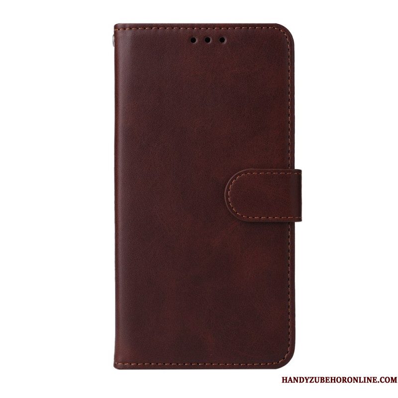 Folio-hoesje Samsung Galaxy S26 Plus Telefoonhoesje Effen Kunstleer