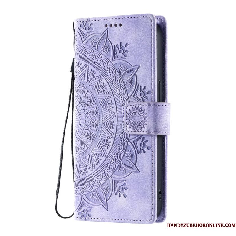 Folio-hoesje Samsung Galaxy S26 Telefoonhoesje Mandala Suède-effect