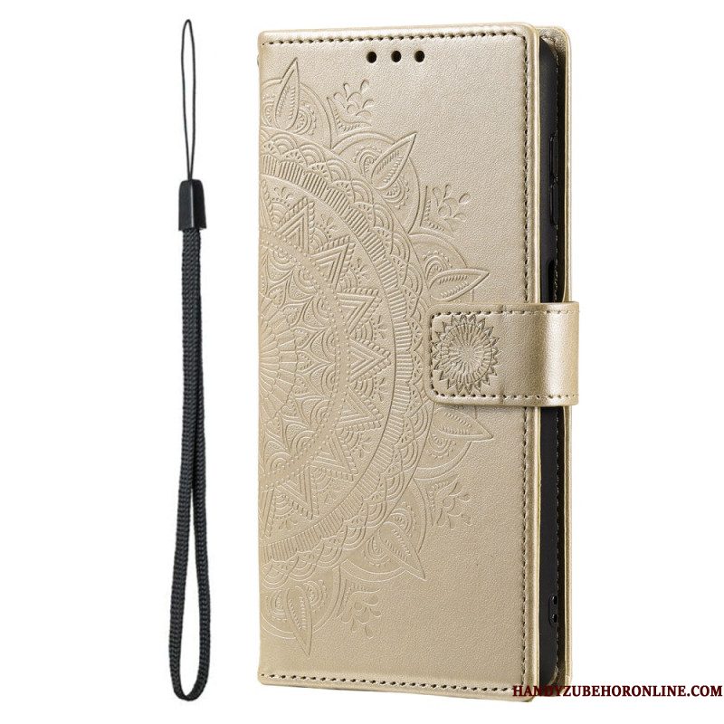 Folio-hoesje Samsung Galaxy S26 Ultra Telefoonhoesje Zonnemandala