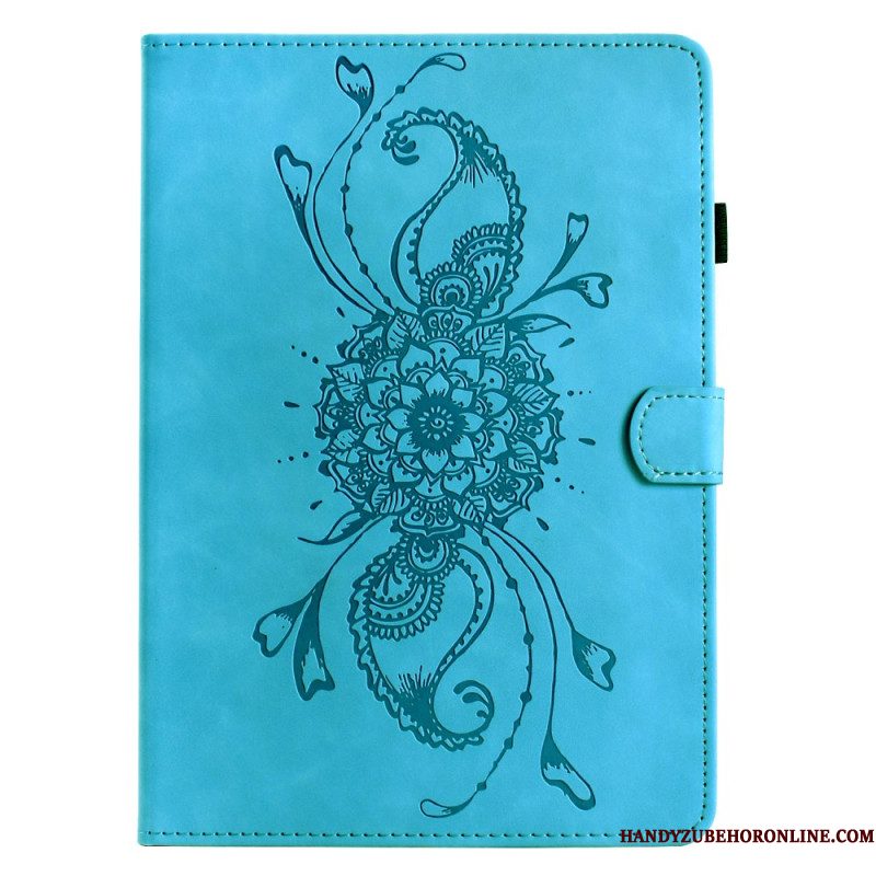 Folio-hoesje Samsung Galaxy Tab S11 Telefoonhoesje Mandala Met Suède-effect
