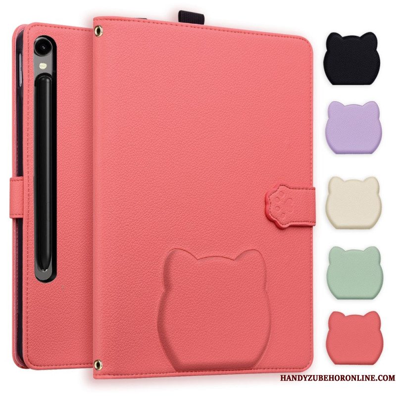 Folio-hoesje Samsung Galaxy Tab S11 Ultra Telefoonhoesje Kat