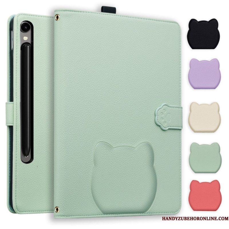 Folio-hoesje Samsung Galaxy Tab S11 Ultra Telefoonhoesje Kat