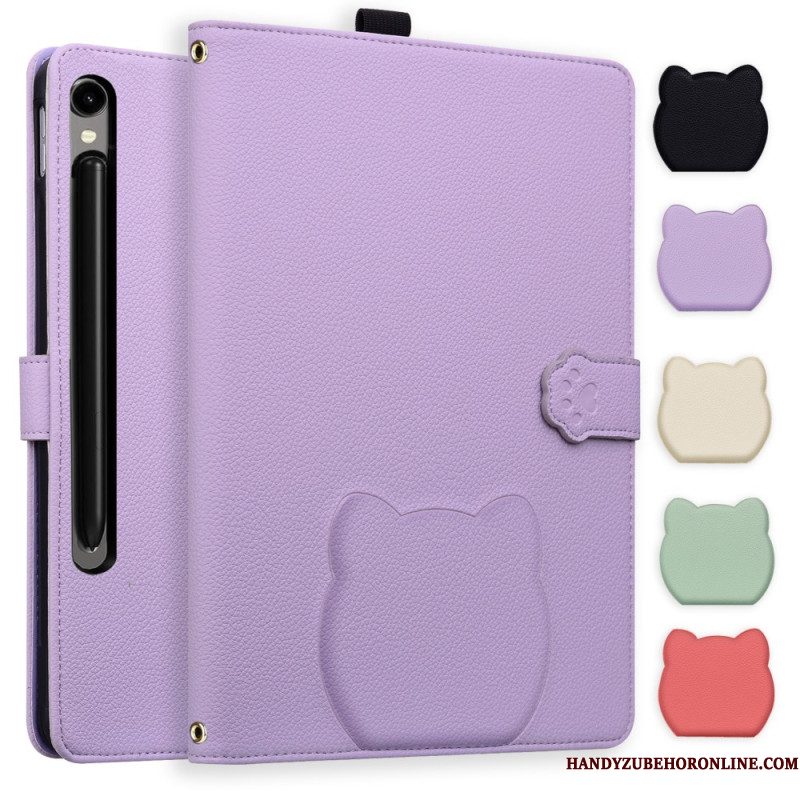 Folio-hoesje Samsung Galaxy Tab S11 Ultra Telefoonhoesje Kat