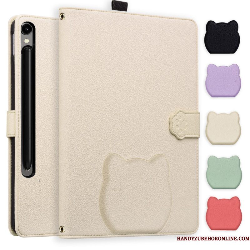 Folio-hoesje Samsung Galaxy Tab S11 Ultra Telefoonhoesje Kat