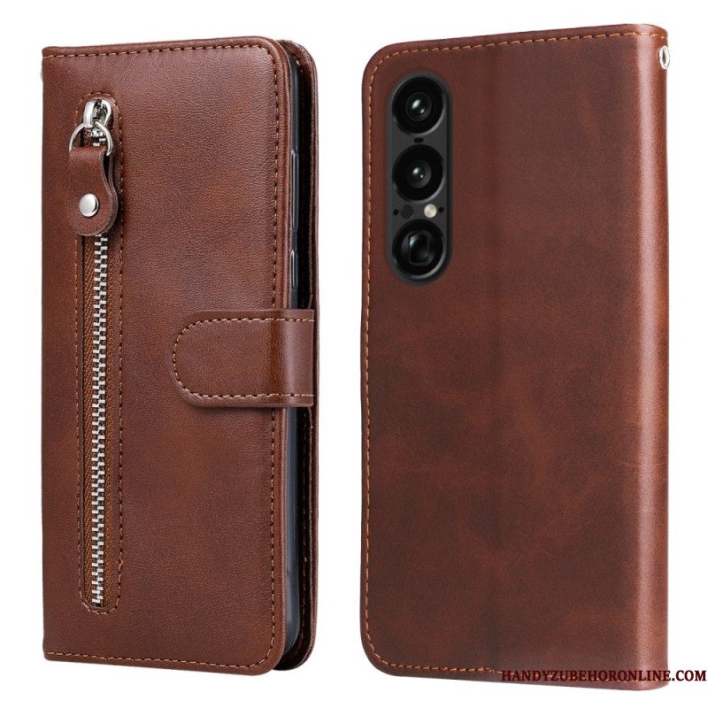 Folio-hoesje Sony Xperia 1 Vii Portemonneetje