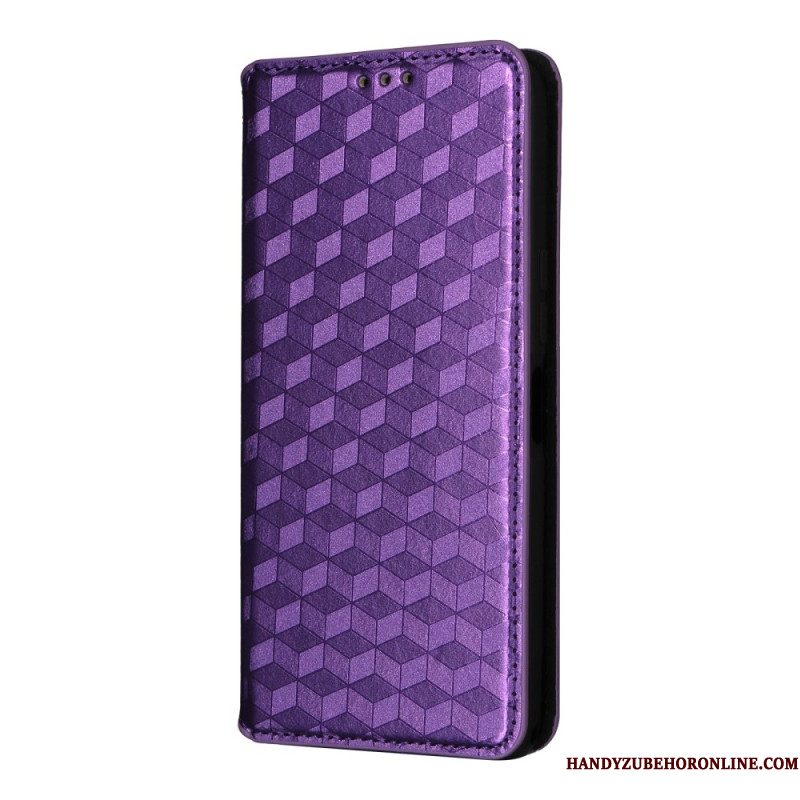 Folio-hoesje Sony Xperia 1 Vii Telefoonhoesje 3d-diamanten