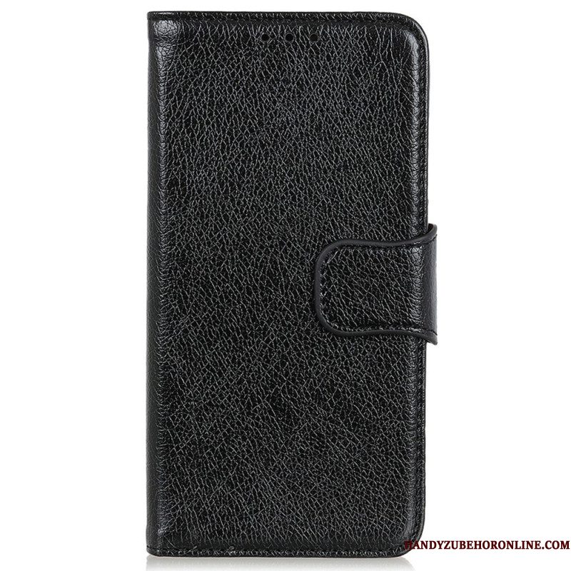 Folio-hoesje Sony Xperia 1 Vii Telefoonhoesje Nappa-textuur