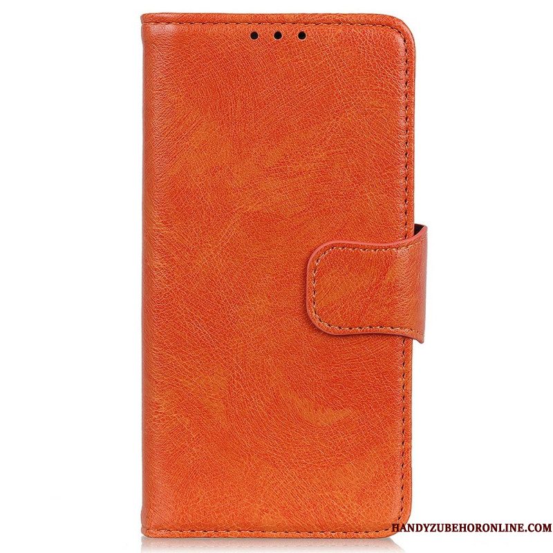 Folio-hoesje Sony Xperia 1 Vii Telefoonhoesje Nappa-textuur