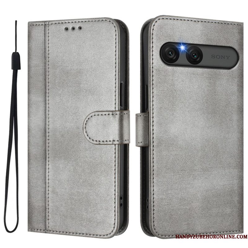 Folio-hoesje Sony Xperia 10 Vii Retrostijl